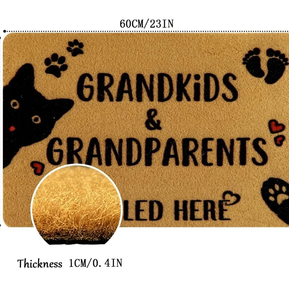 Natural Doormat Door Doormat Entryway Indoor Outdoor 15X23 Grandkids Grandparent